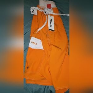 Nonwe Men's Swim Trunks Multi-Pocket Quick Dry Drawstring Board Shorts